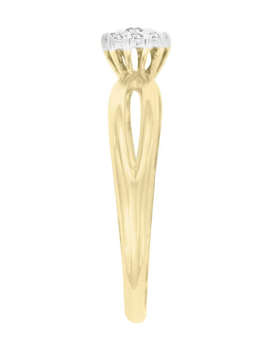 Solitario 14 k Veradis diamante 5