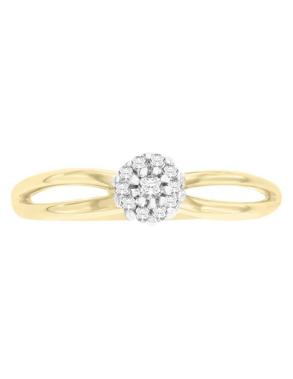 Solitario 14 k Veradis diamante 2
