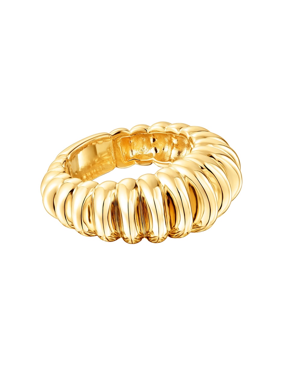 Anillo Virtual Garden de plata vermeil brillante 2