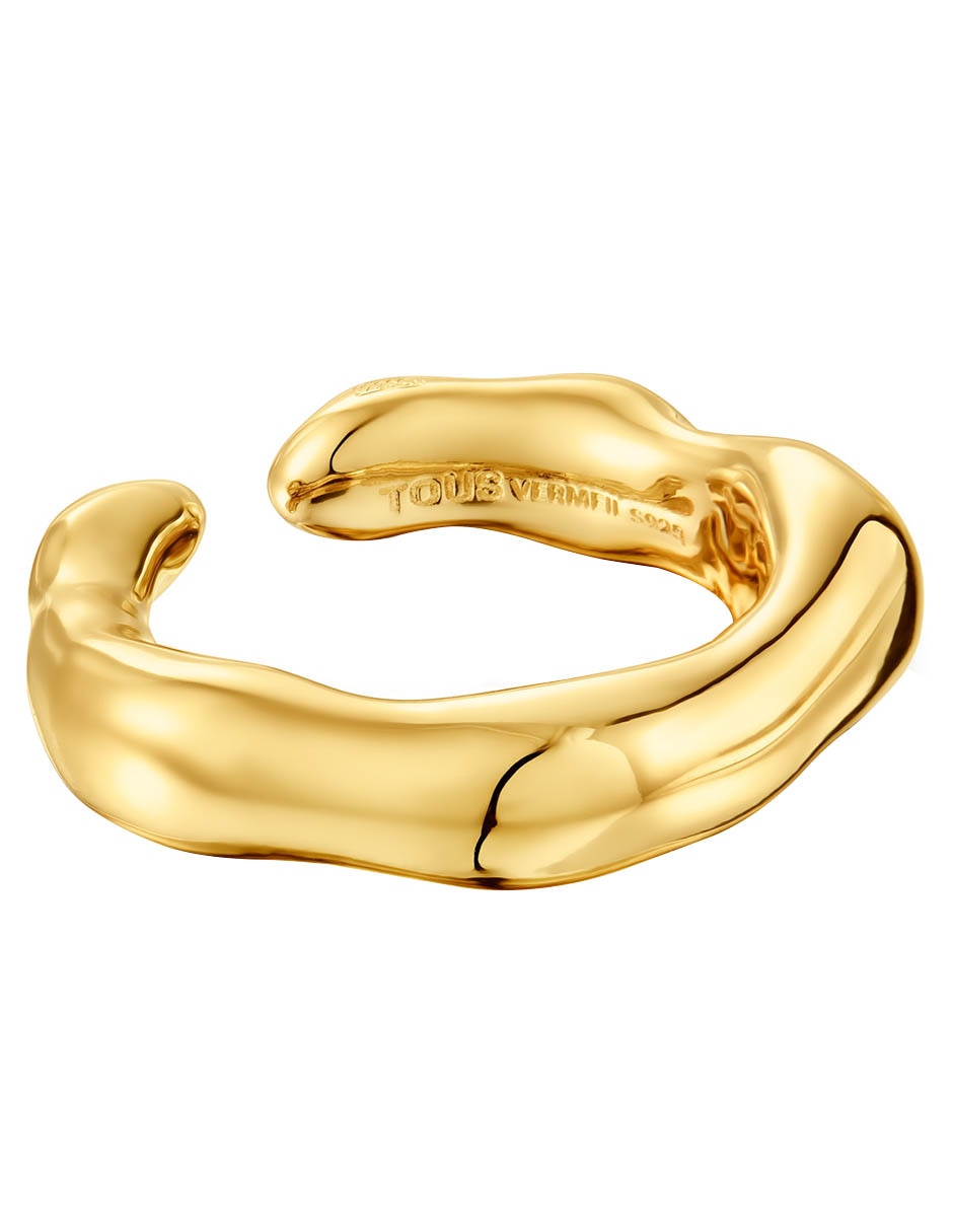 Anillo redondo Tabit P 925 de plata vermeil brillante 6