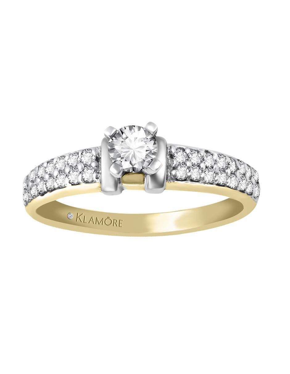 Solitario 14 k Alezza diamante Solitario 14 k Alezza diamante