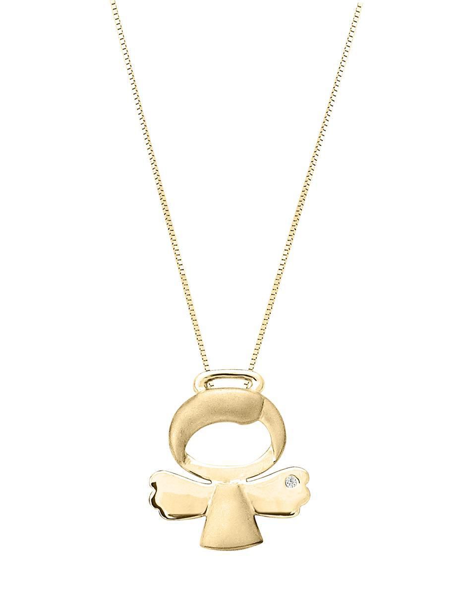 Colgante Y Dije de ángel de oro 14 K diamante Colgante Y Dije de ángel de oro 14 K diamante