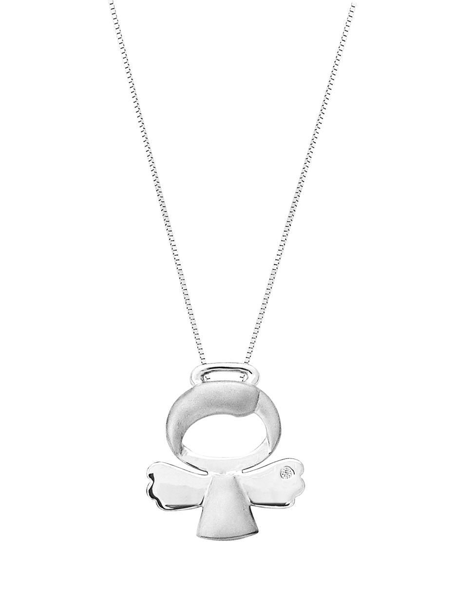 Colgante Y Dije de ángel de oro 14 K diamante