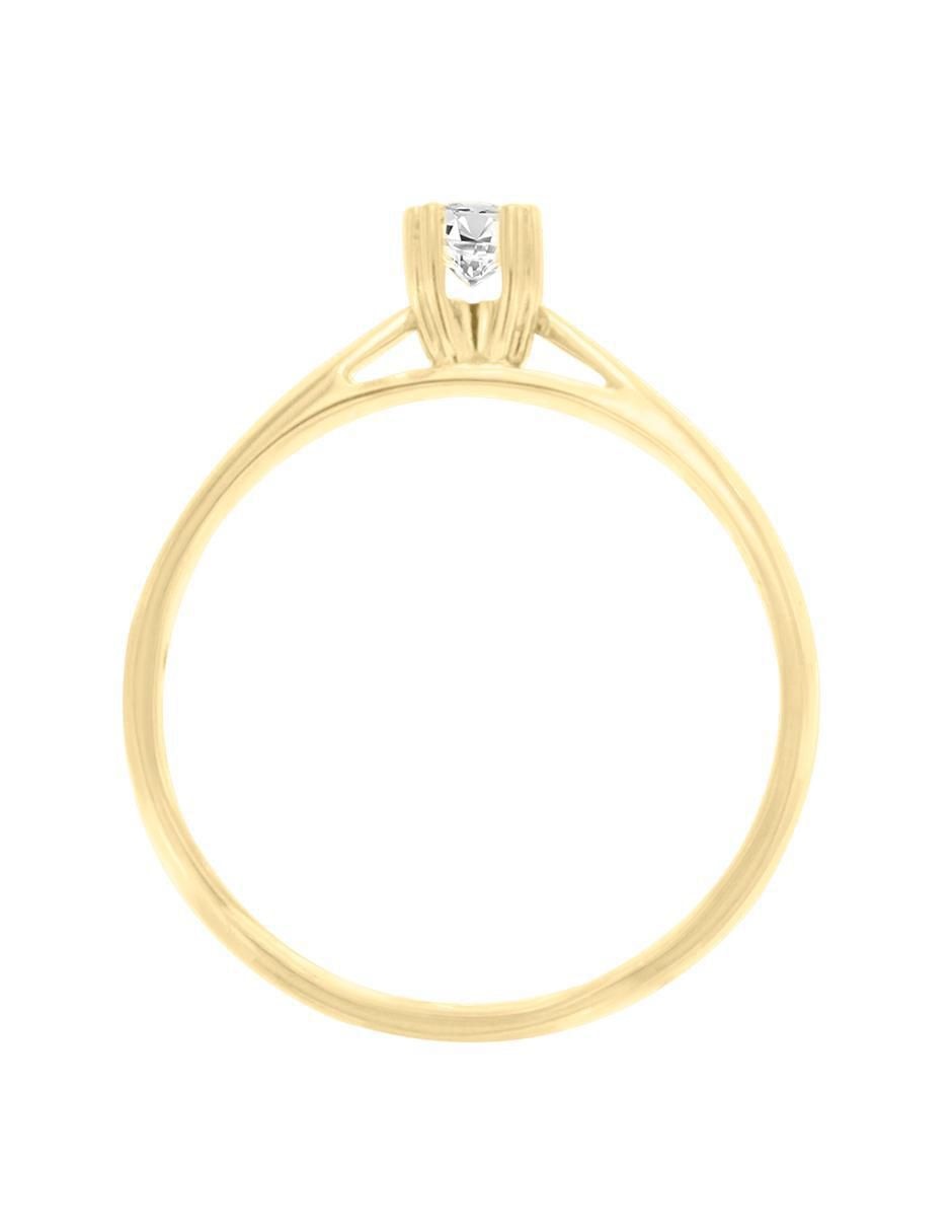 Solitario 14 k Jessica diamante 5