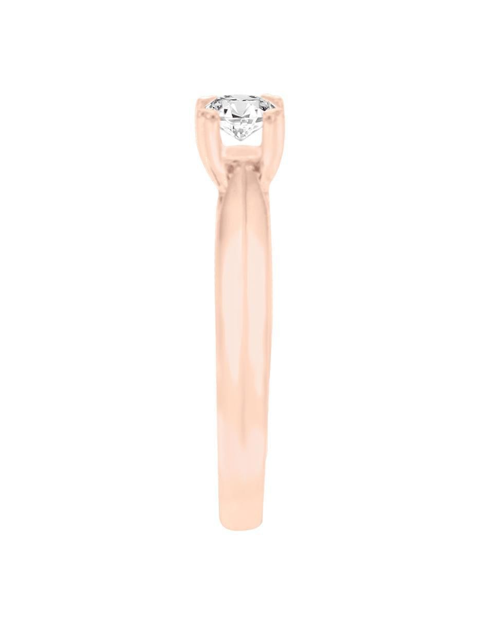 Solitario 14 k Jessica diamante 5