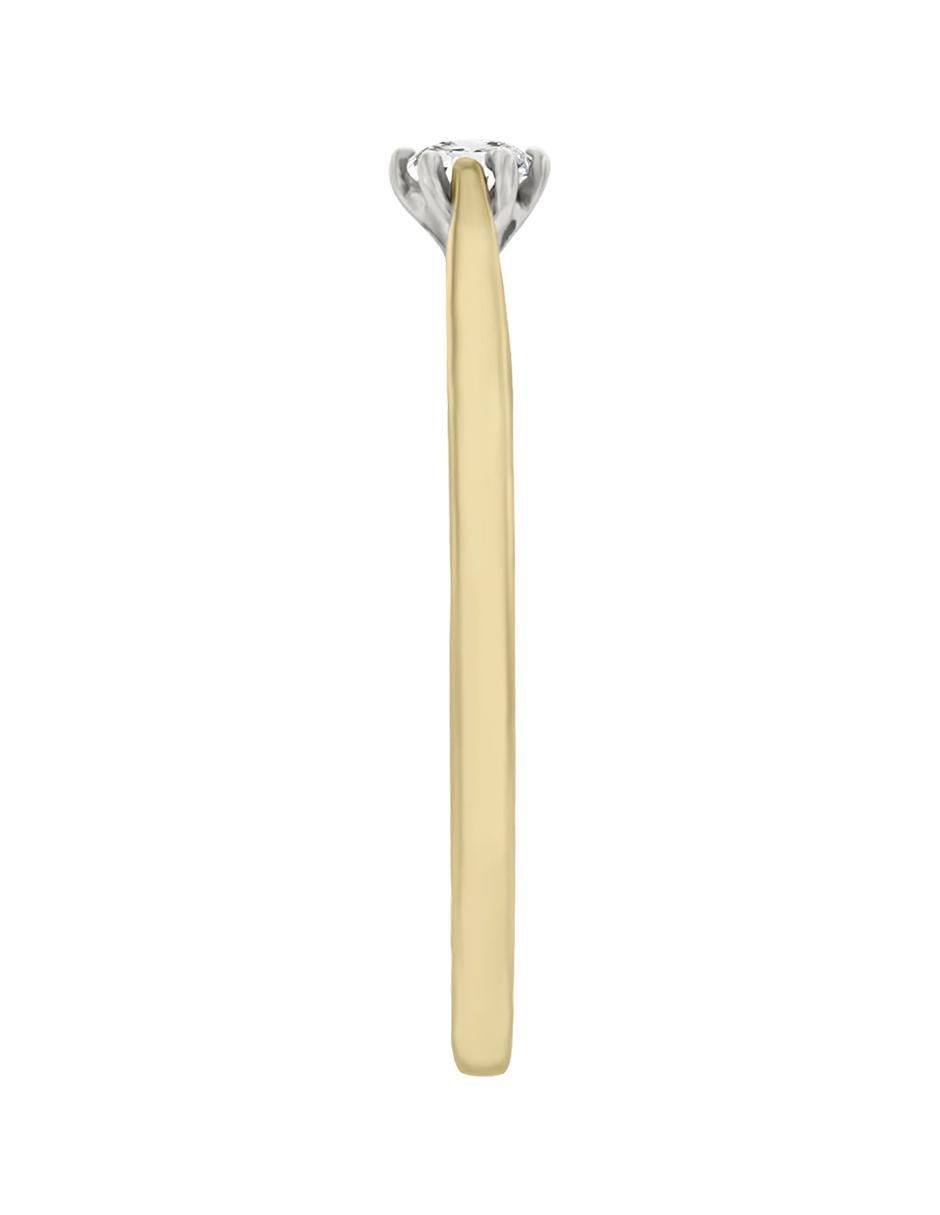 Solitario 14 k Vanoni diamante 3