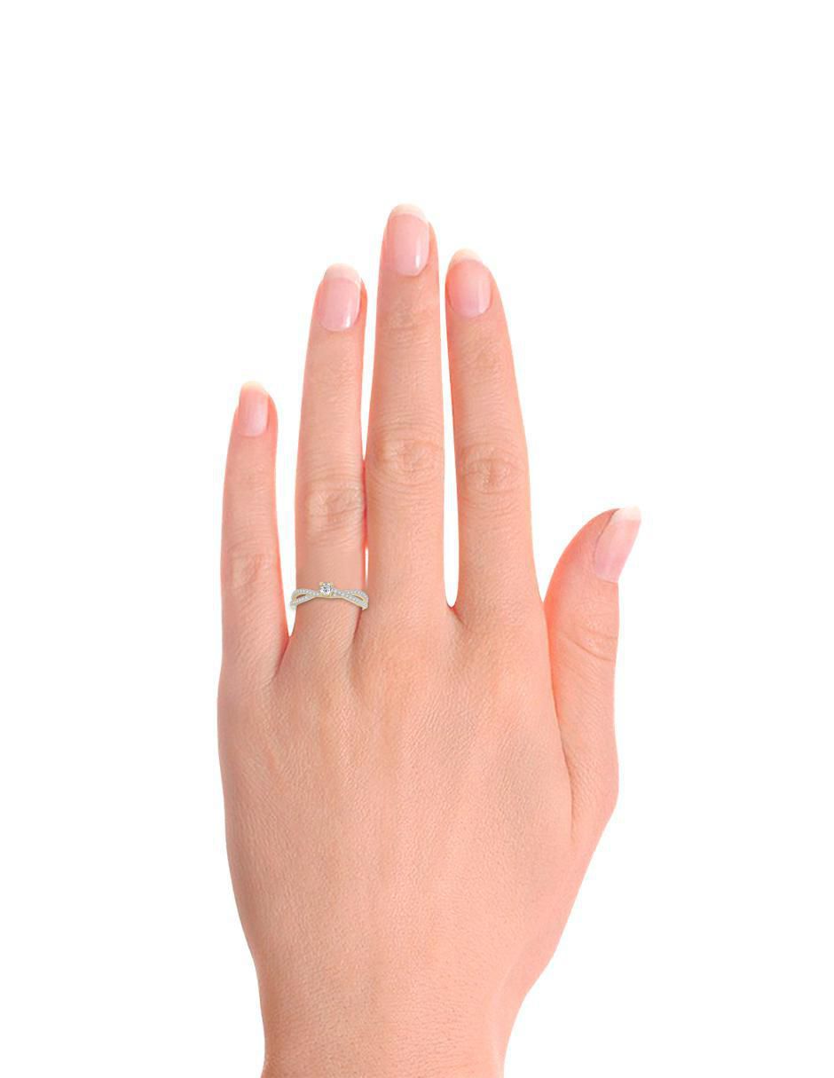 Solitario 14 k Tiana diamante 3