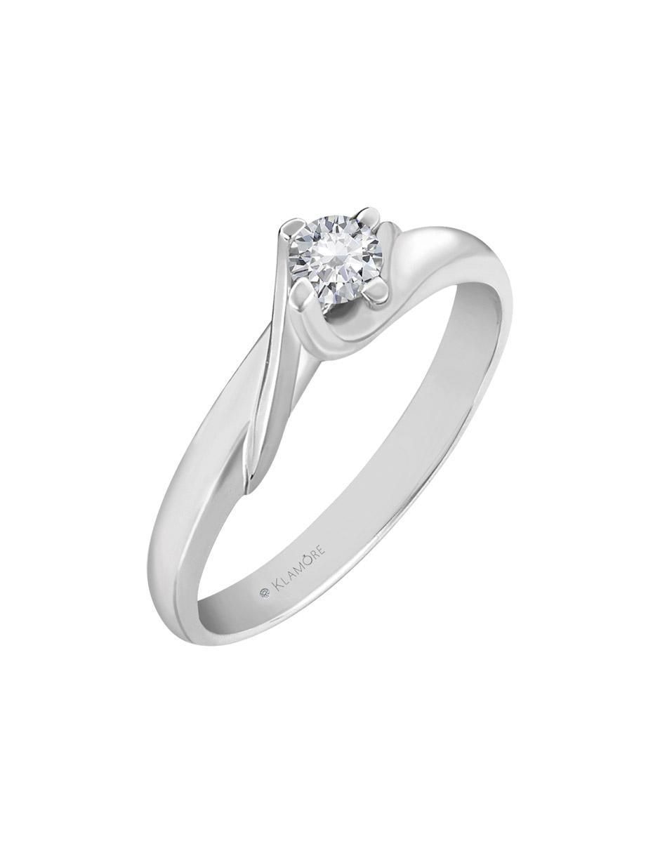 Solitario 14 k Enya diamante 2
