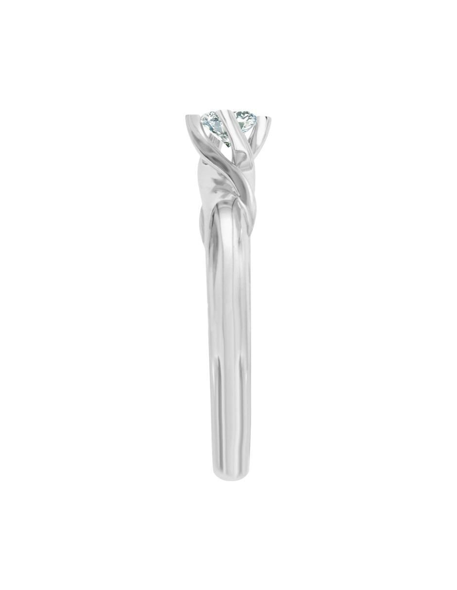 Solitario 14 k Enya diamante 3