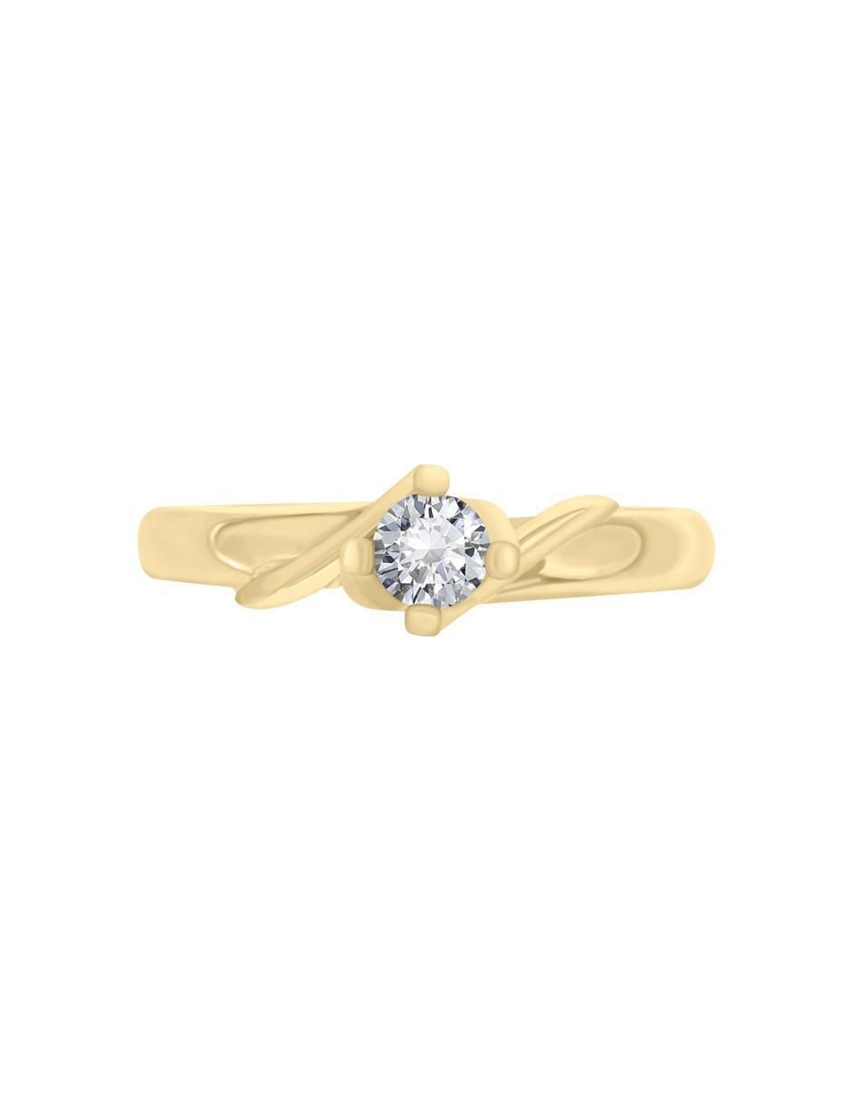 Solitario 14 k Enya diamante Solitario 14 k Enya diamante