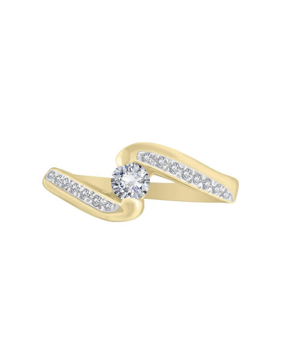 Solitario 14 k Scarlett diamante Solitario 14 k Scarlett diamante
