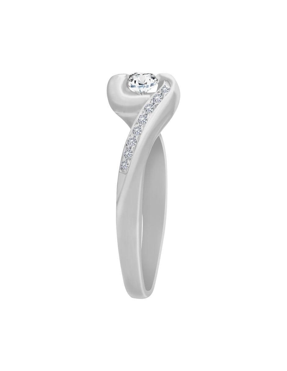 Solitario 14 k Scarlett diamante 4