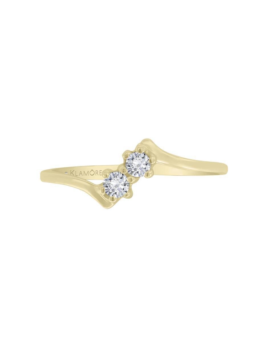 Solitario 14 k Aine diamante