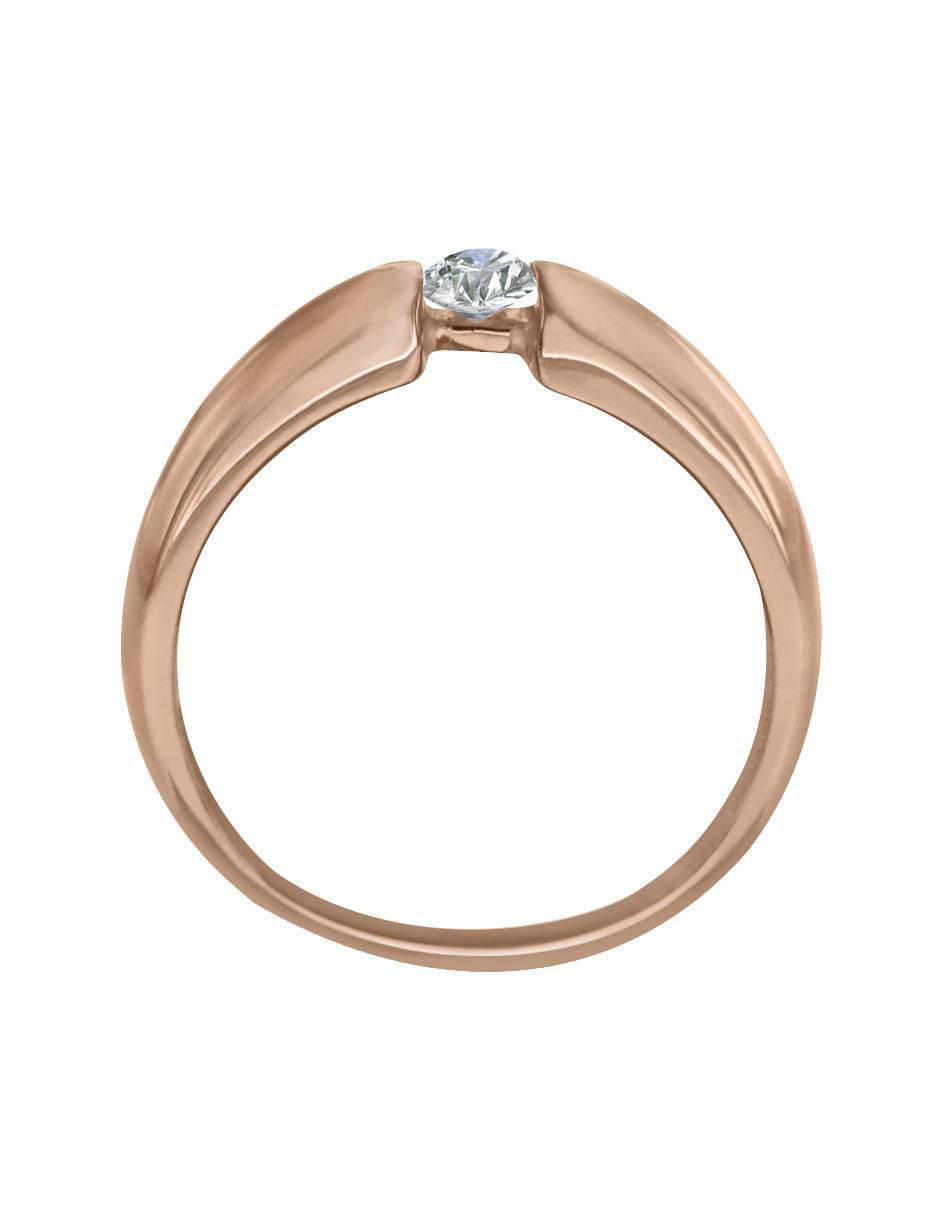 Solitario 14 k Ale diamante 3
