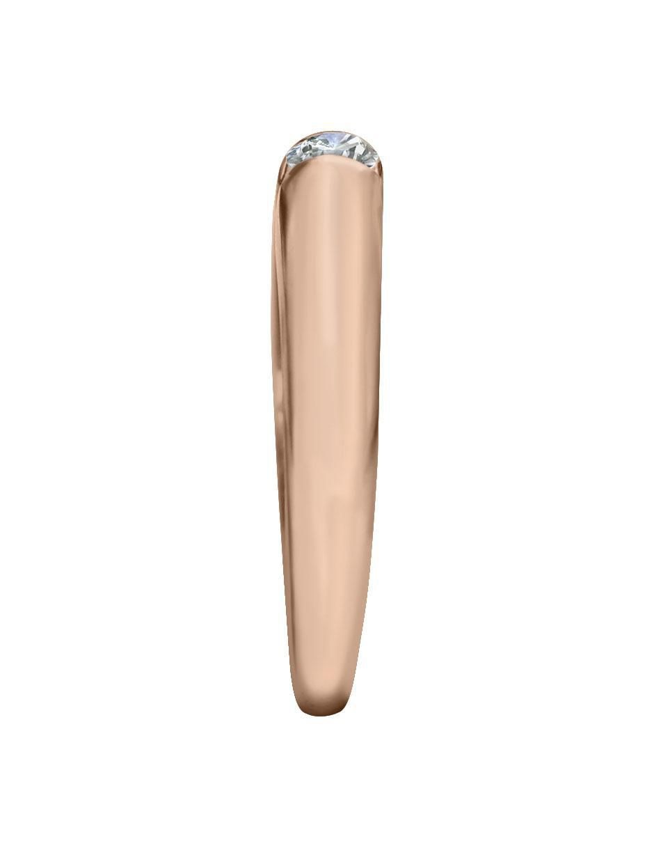 Solitario 14 k Ale diamante 4