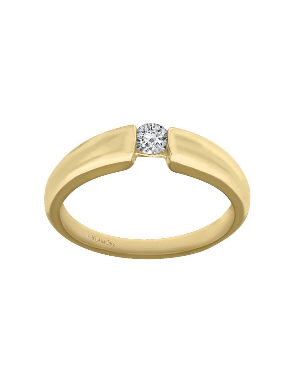 Solitario 14 k Ale diamante Solitario 14 k Ale diamante