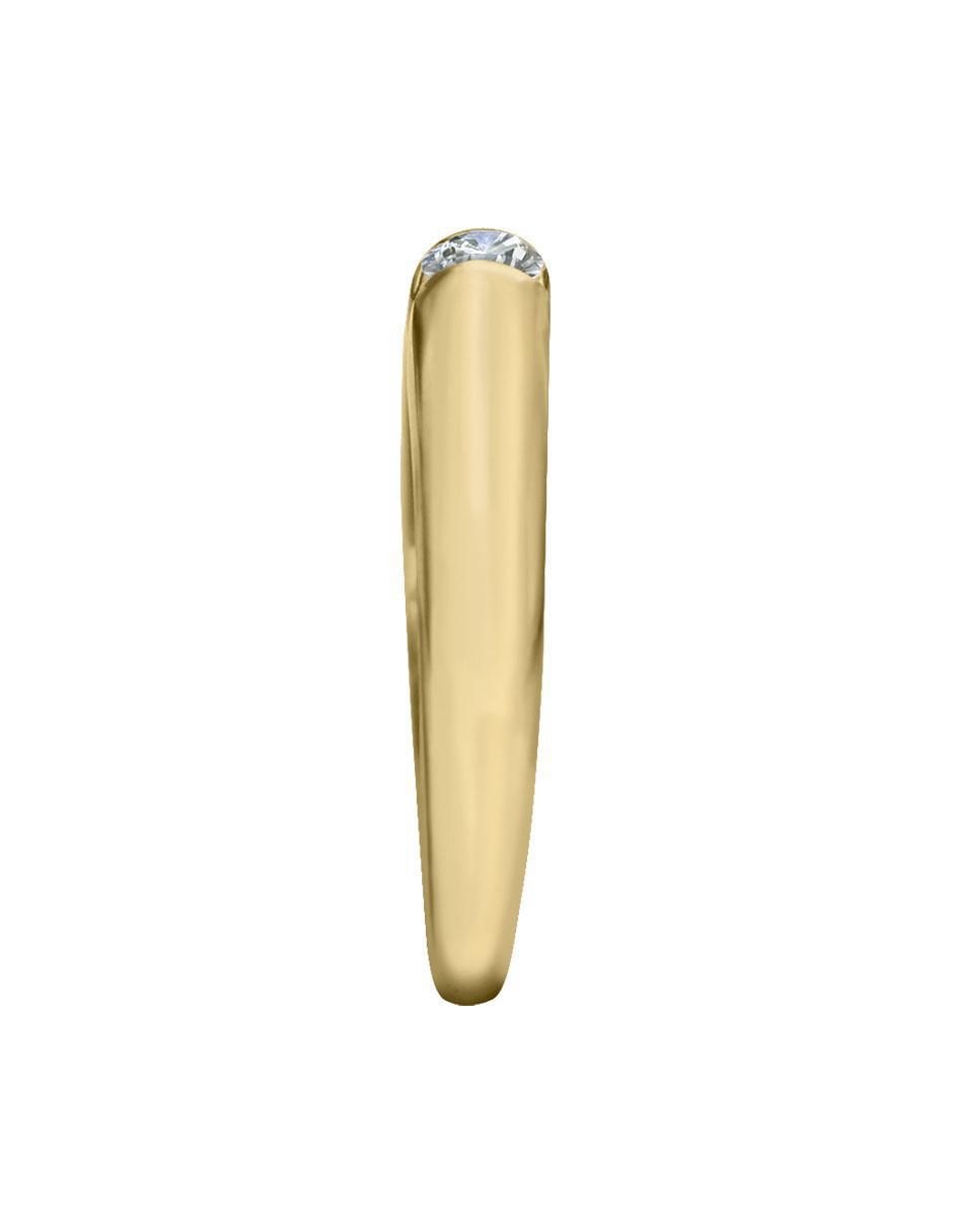 Solitario 14 k Ale diamante 4