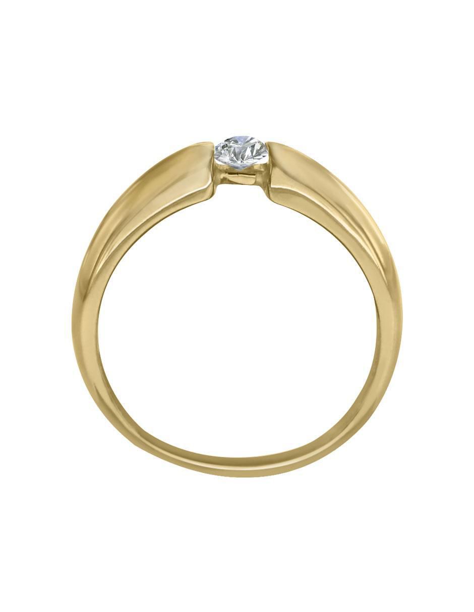 Solitario 14 k Ale diamante 3