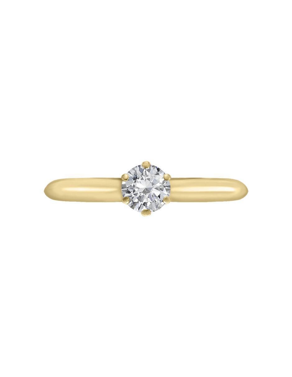 Solitario 14 k Tiff diamante Solitario 14 k Tiff diamante