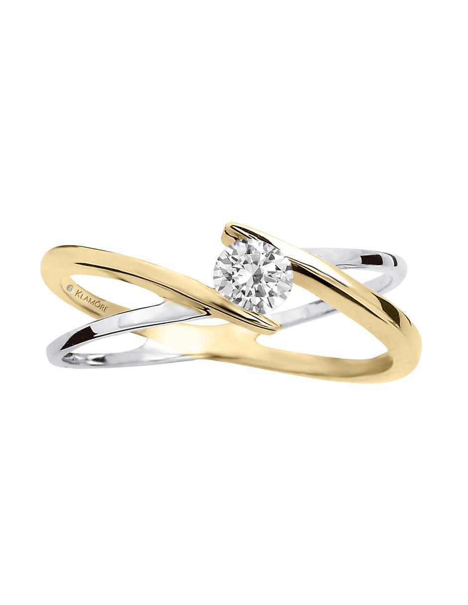 Solitario 14 k Rosen diamante Solitario 14 k Rosen diamante