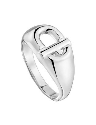 Anillo ovalado Manifesto P 925 de plata brillante Anillo ovalado Manifesto P 925 de plata brillante