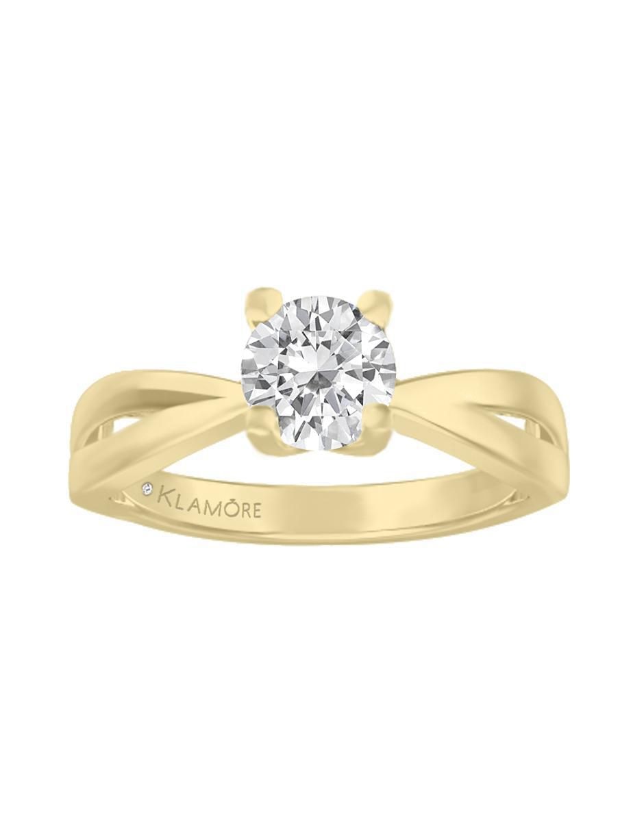 Solitario 14 k Solange diamante Solitario 14 k Solange diamante