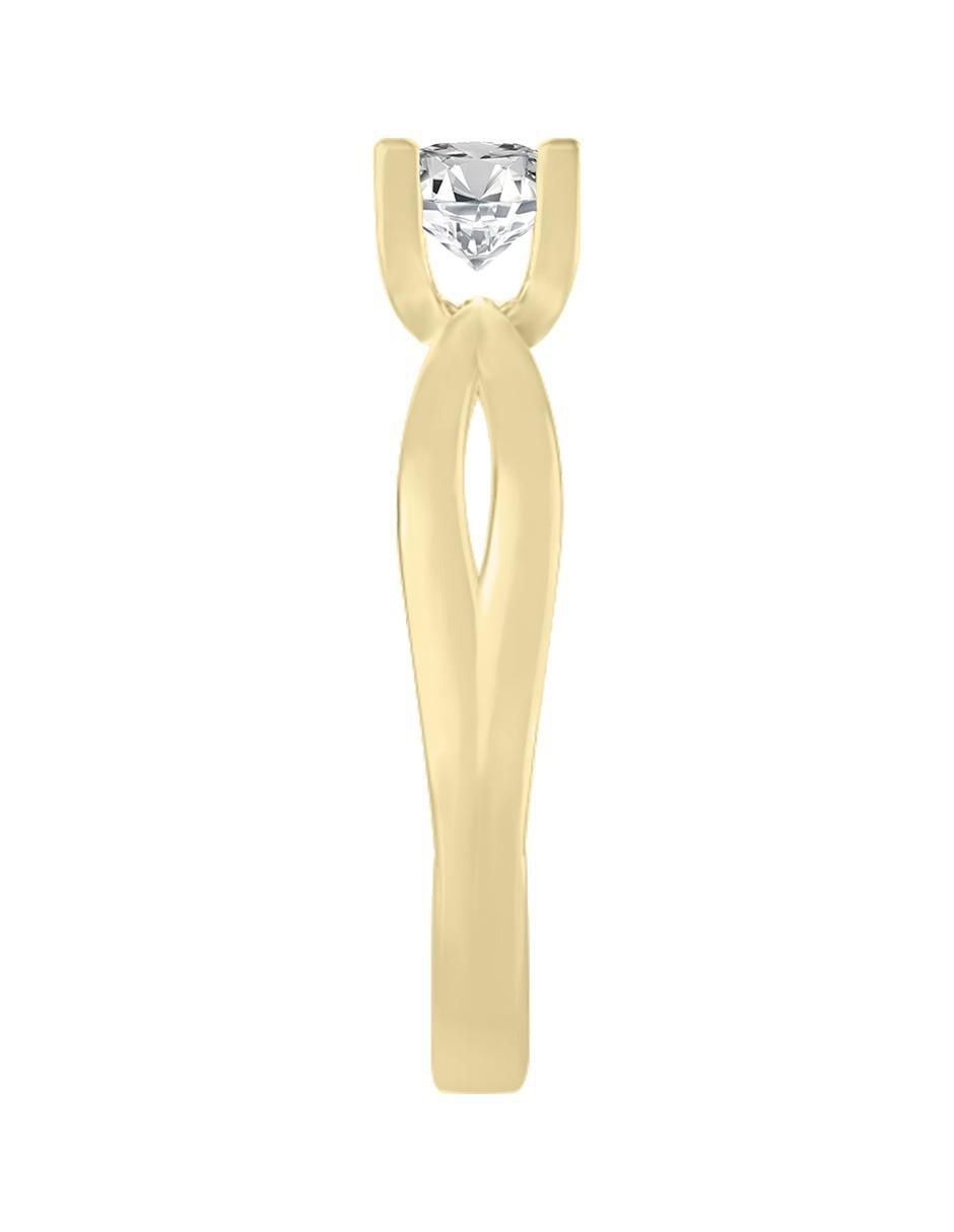 Solitario 14 k Solange diamante 2