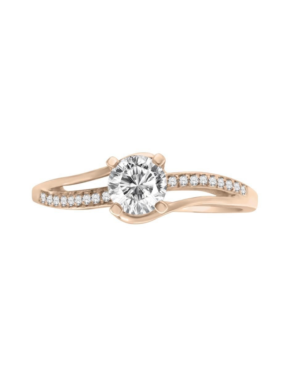 Solitario 14 k Amara diamante 1