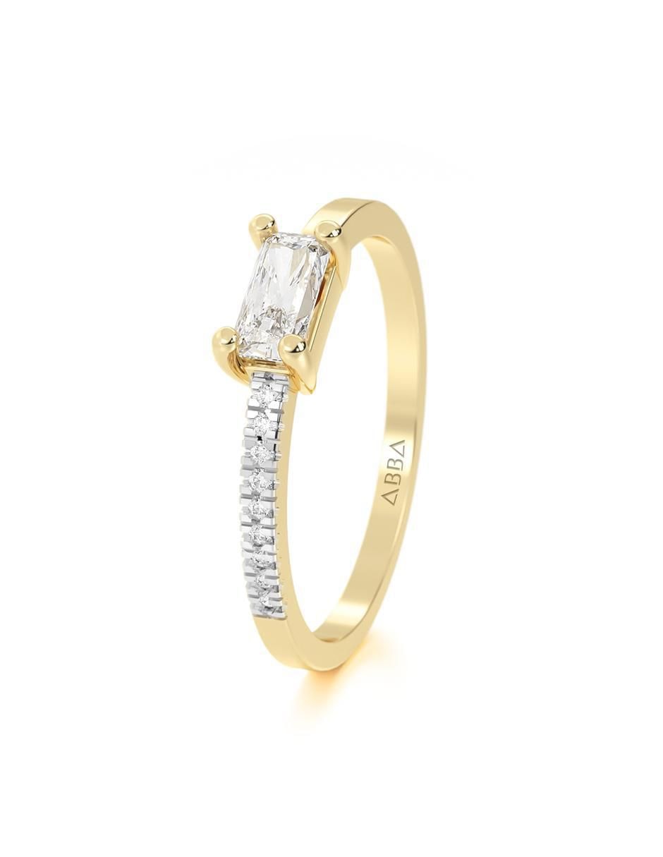 Anillo de compromiso 10 k 6