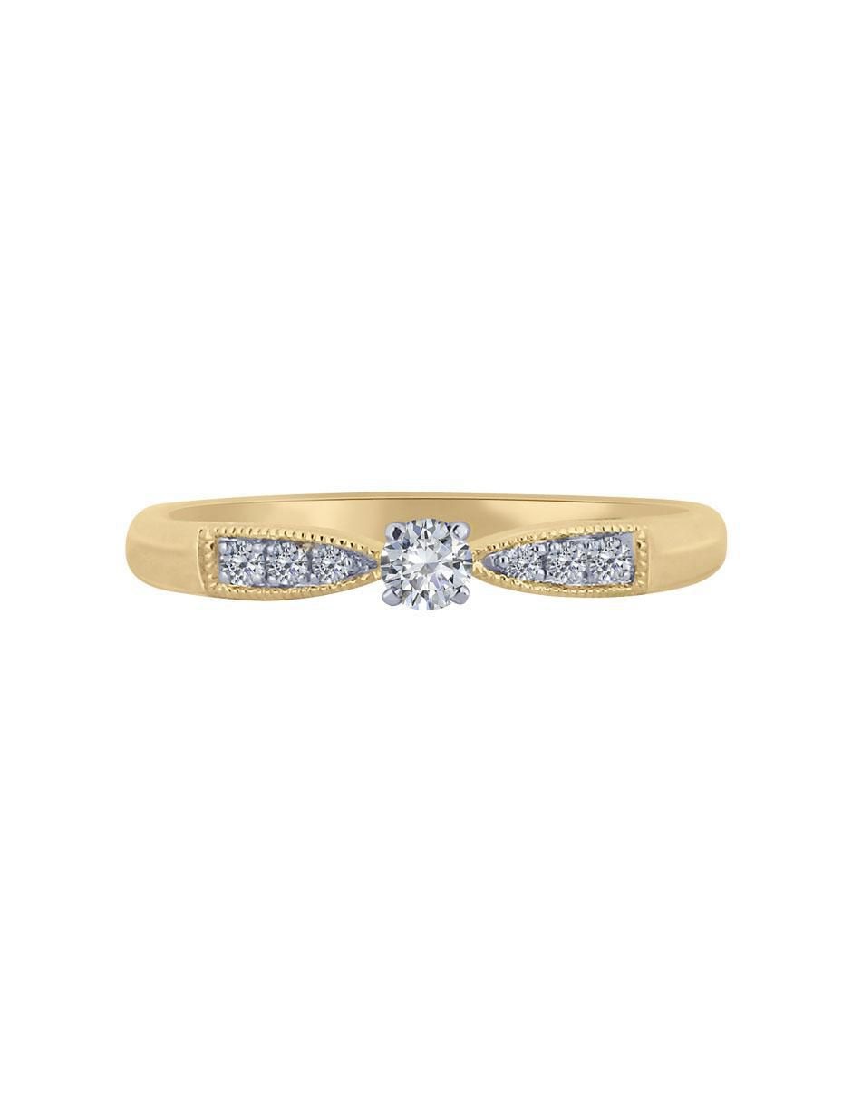 Solitario 14 k Ebba diamante Solitario 14 k Ebba diamante