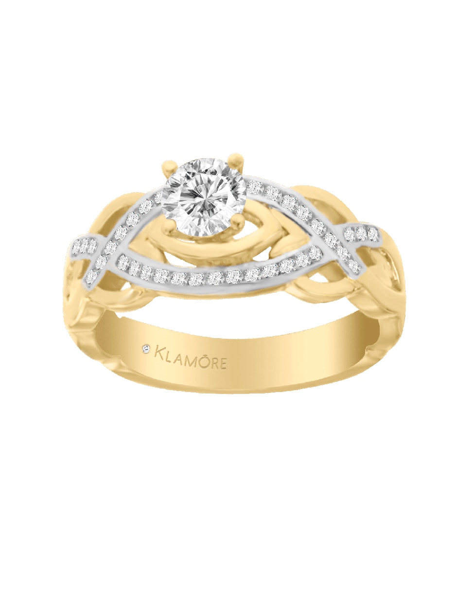 Solitario 14 k Kendra diamante Solitario 14 k Kendra diamante
