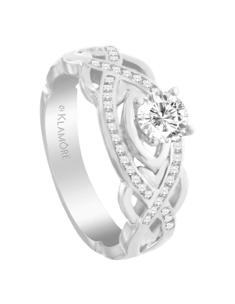 Solitario 14 k Kendra diamante 3
