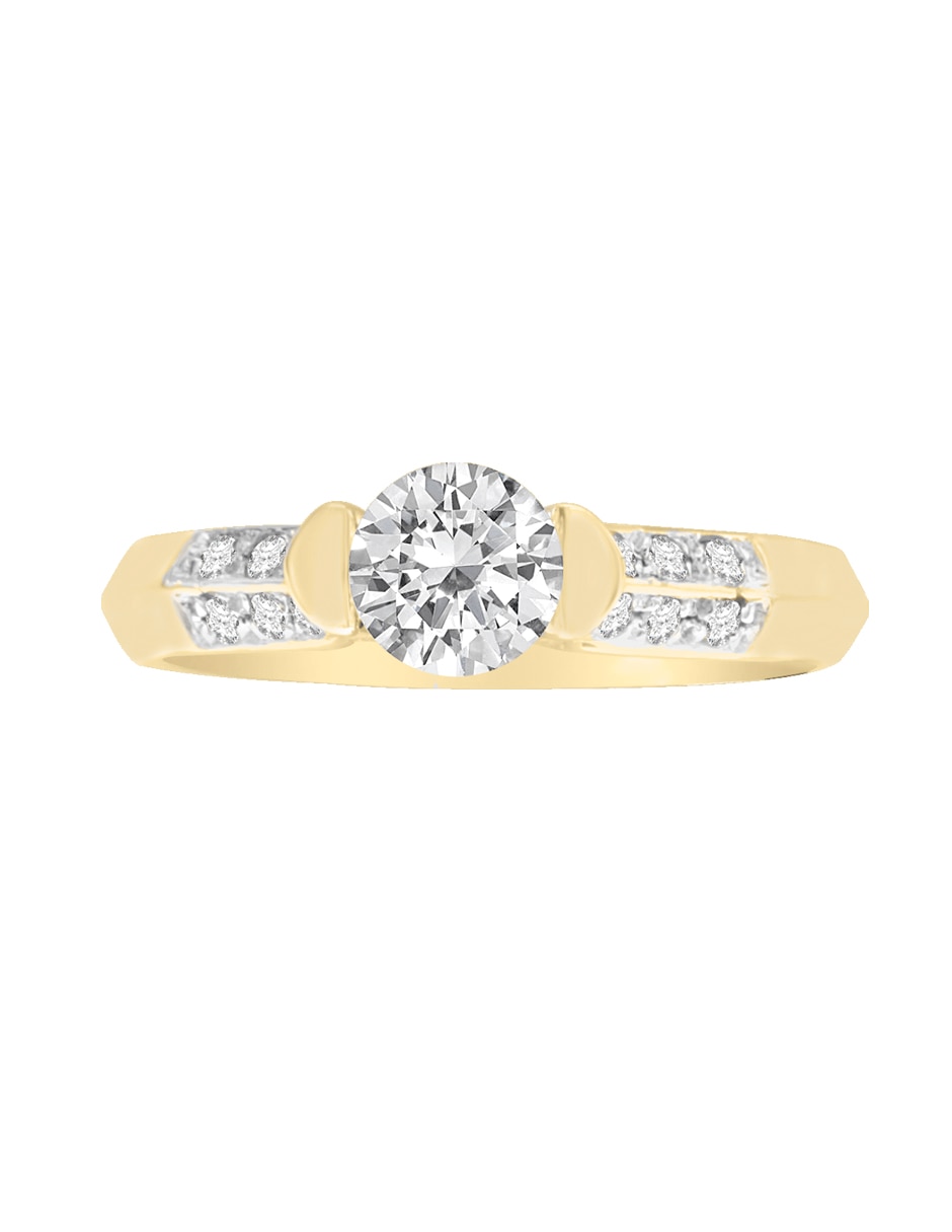 Solitario 14 k Camill diamante Solitario 14 k Camill diamante