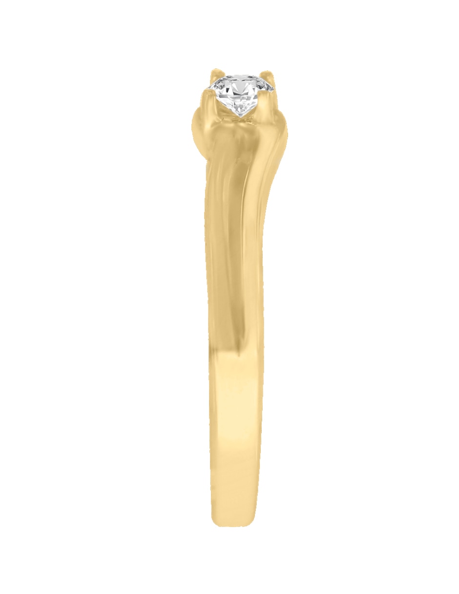 Solitario 14 k Kavya diamante 2