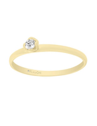 Solitario 14 k Lery diamante Solitario 14 k Lery diamante
