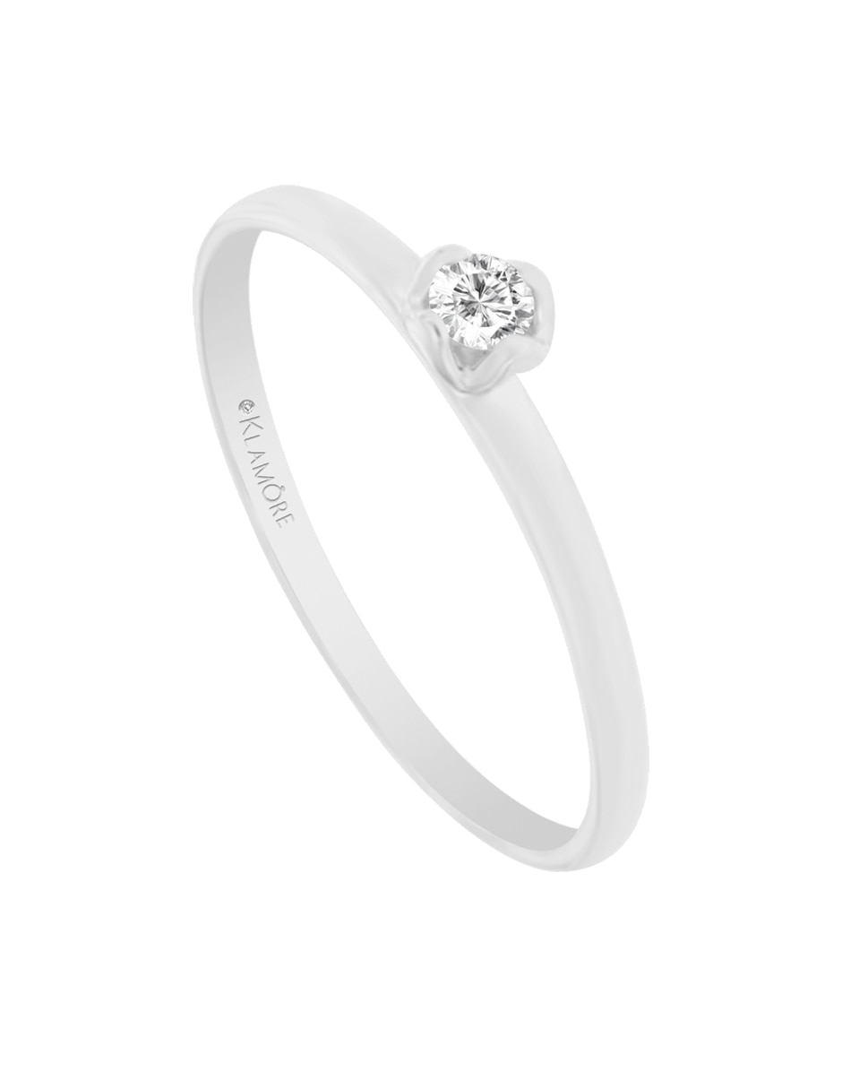 Solitario 14 k Lery diamante 3