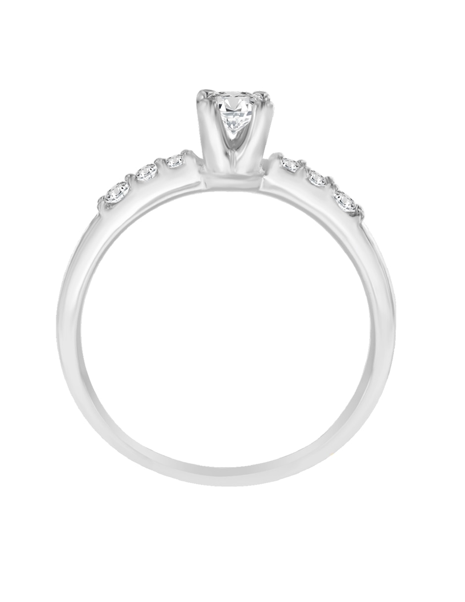 Solitario 14 k Mil diamante 2