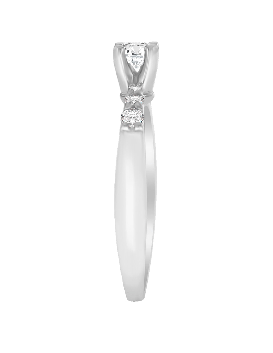Solitario 14 k Mil diamante 5