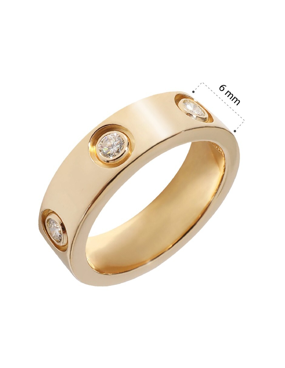 Anillo zirconia lustre 4