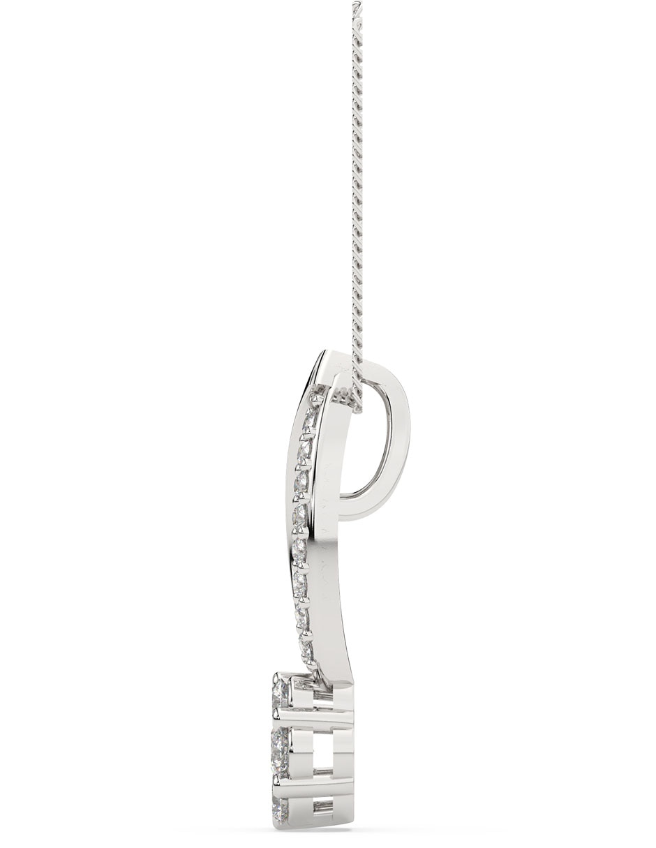 Collar Mimi Sky de oro blanco 14 K