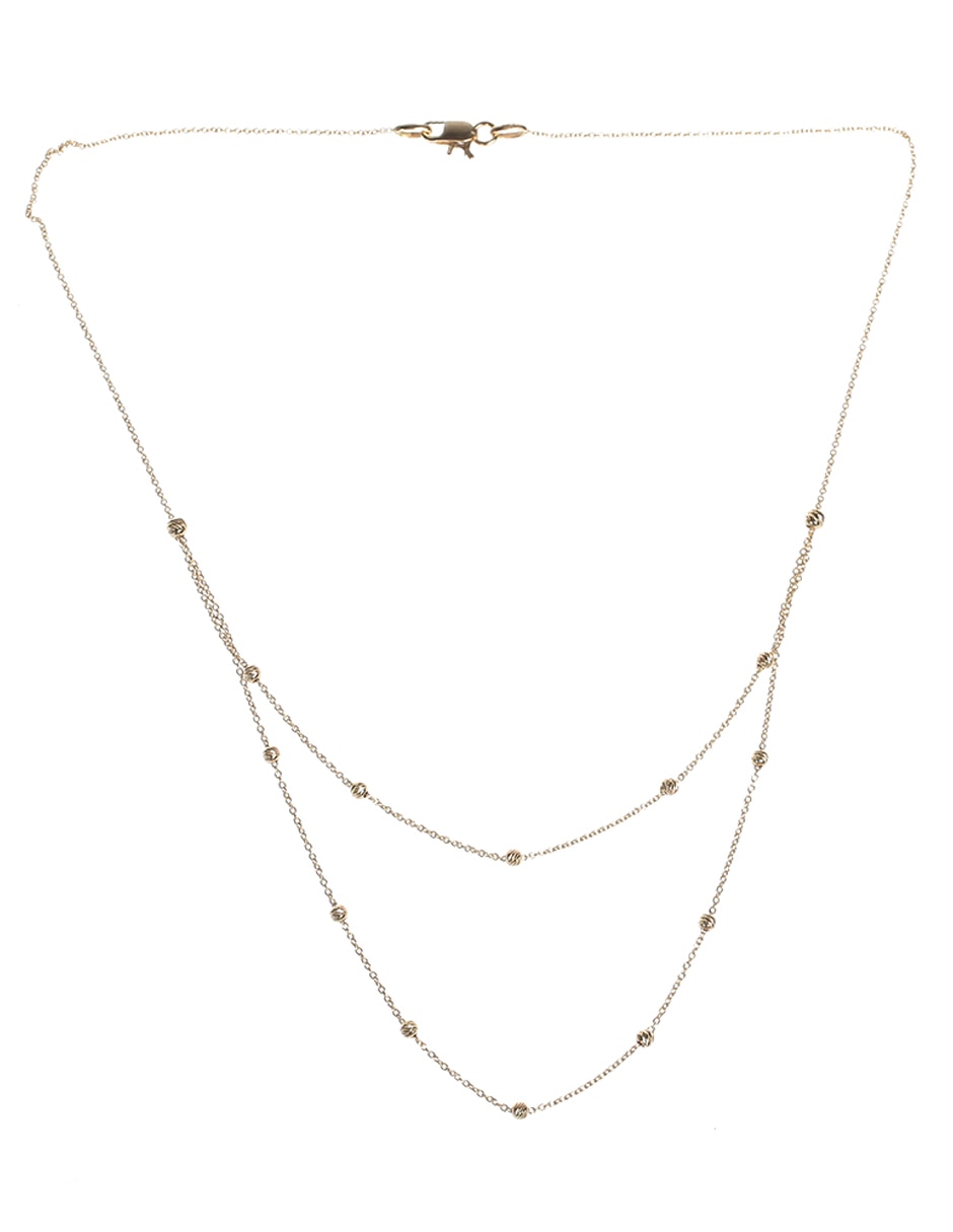 Collar Unoaerre de oro 14 K