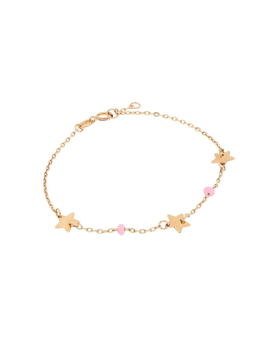 Brazalete de oro 14 k Bracelet con acabado brillante 1
