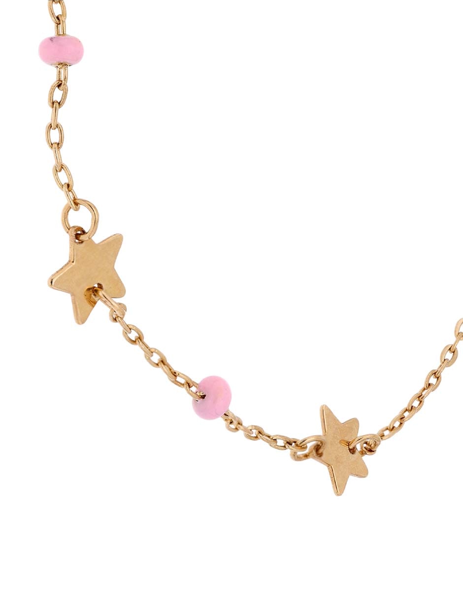 Brazalete de oro 14 k Bracelet con acabado brillante 2