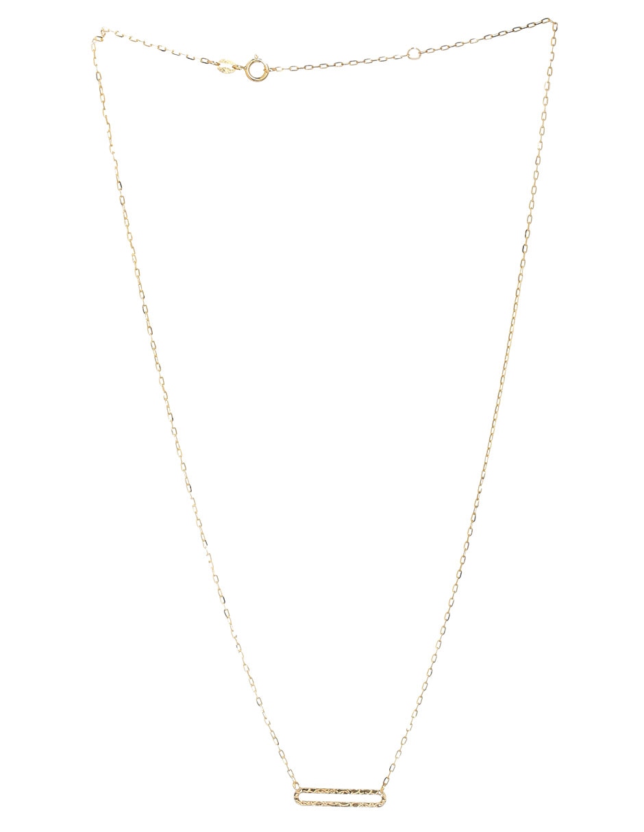 Collar de ovalado de oro 14 K 2