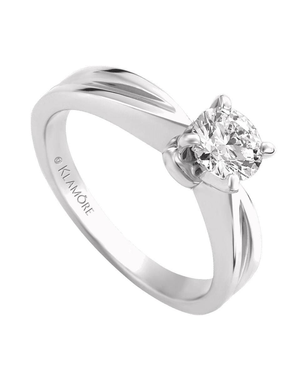 Solitario 14 k Sublime diamante 3