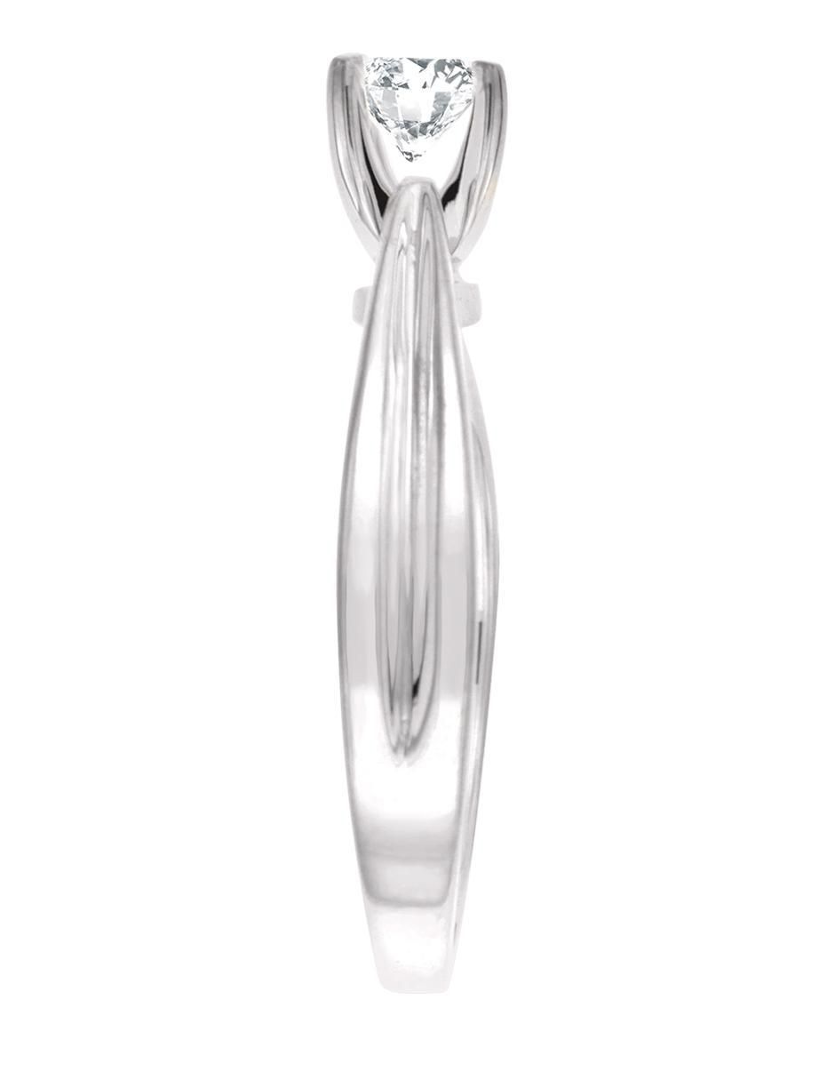 Solitario 14 k Sublime diamante 4
