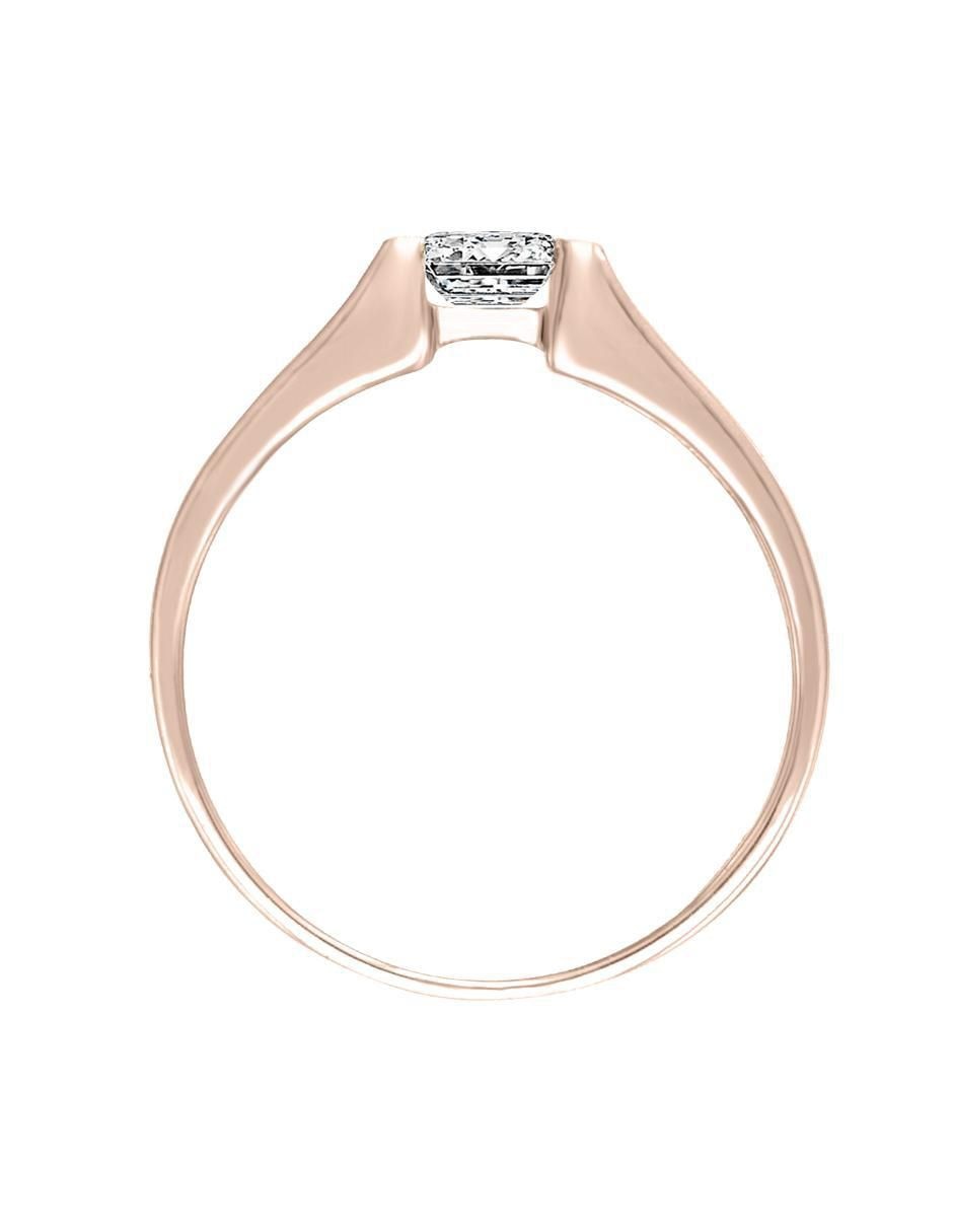 Solitario 14 k Mila diamante 2