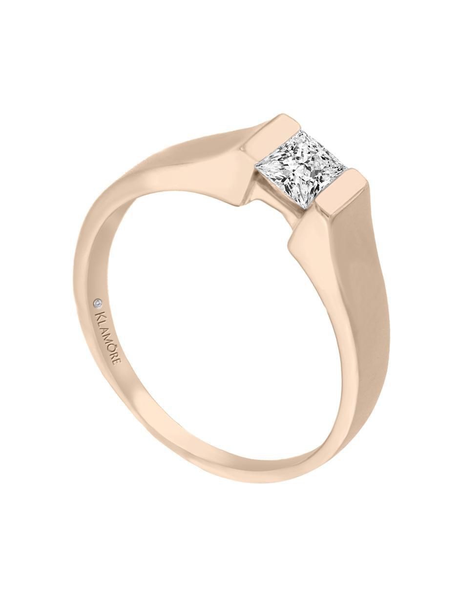 Solitario 14 k Mila diamante 3