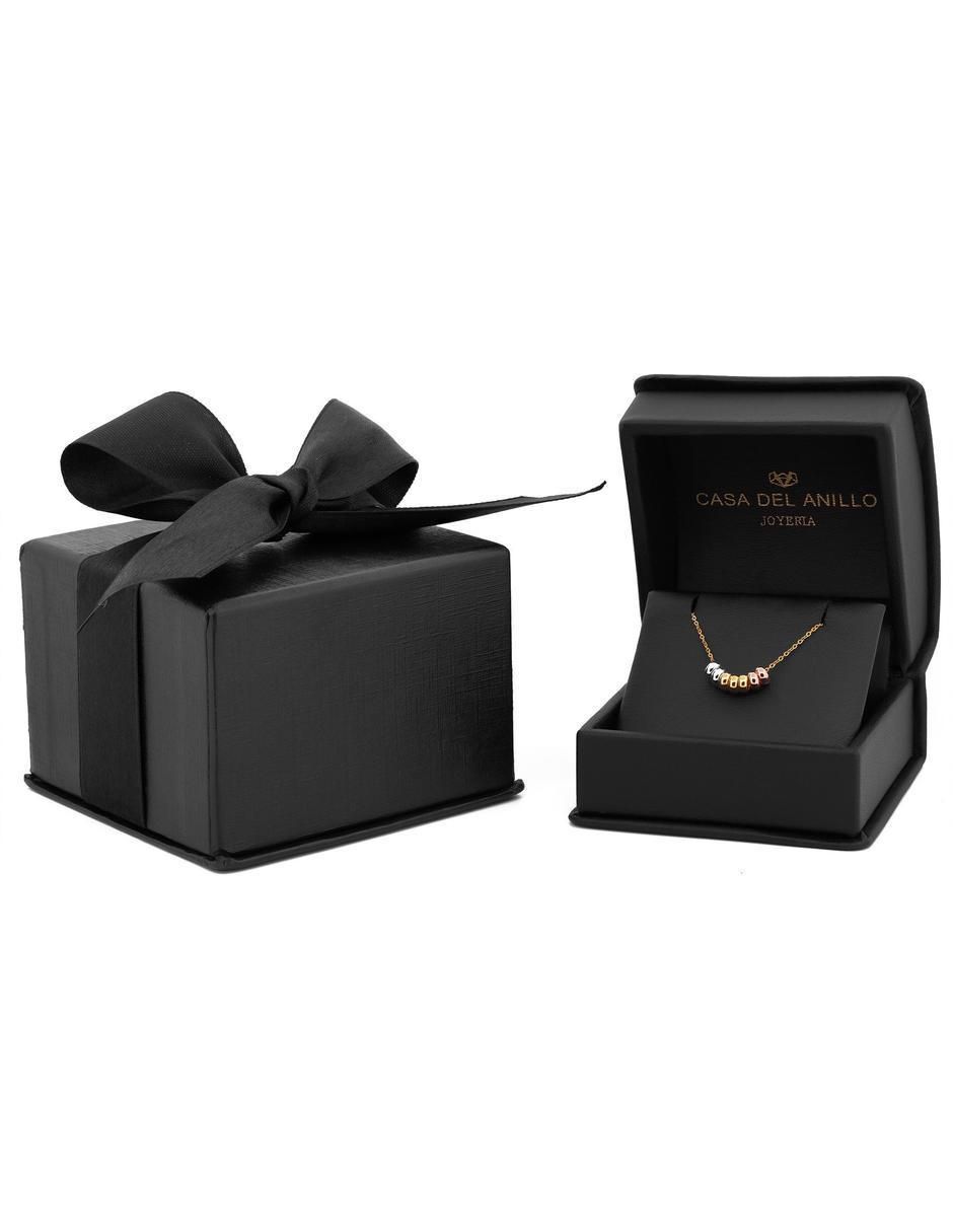 Collar de aro de oro 10 K 2