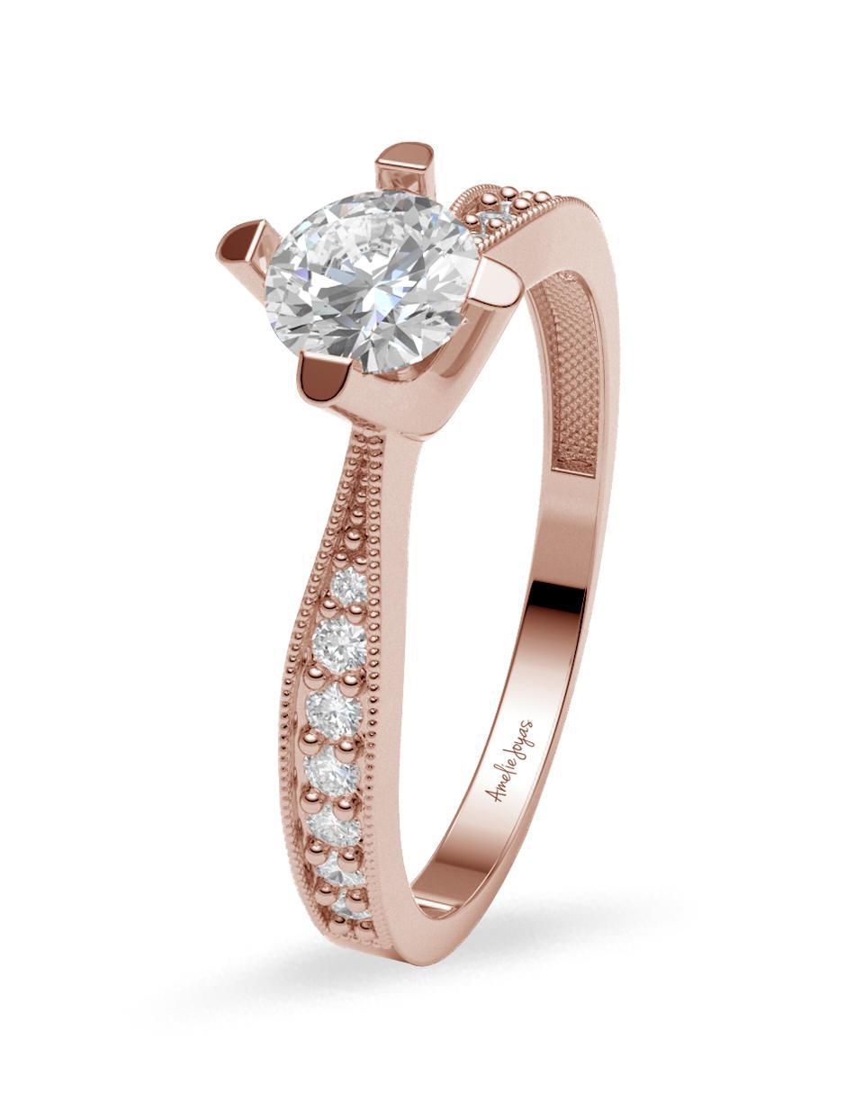 Anillo de compromiso 14 k 2